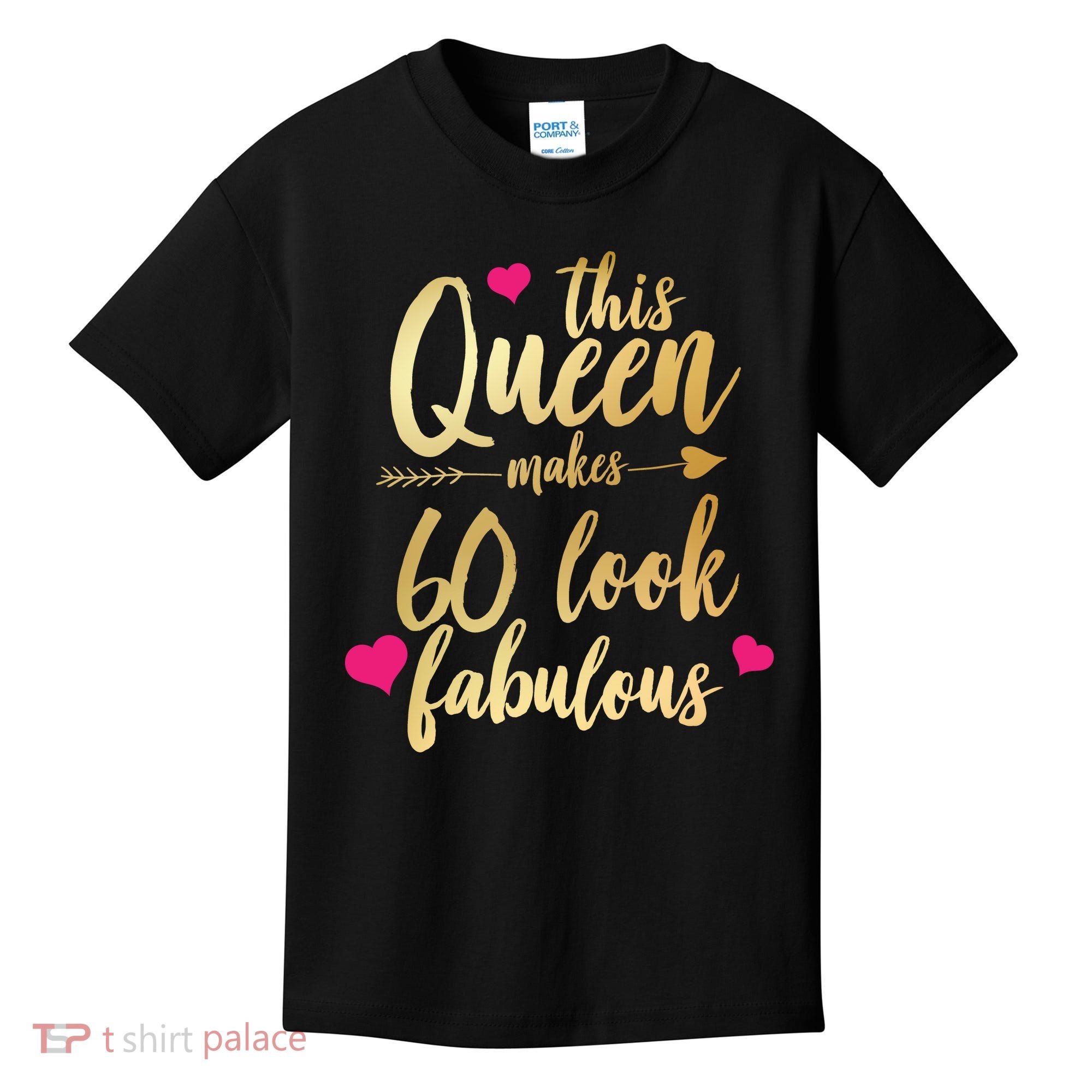 This Queen Makes 60 Look Fabulous  Kids T-Shirt