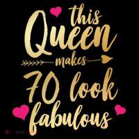 This Queen Makes 70 Look Fabulous  Apron thumb 3