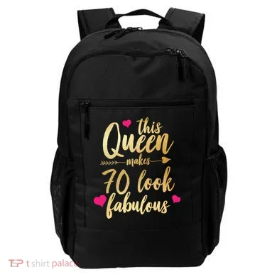 This Queen Makes 70 Look Fabulous Backpack