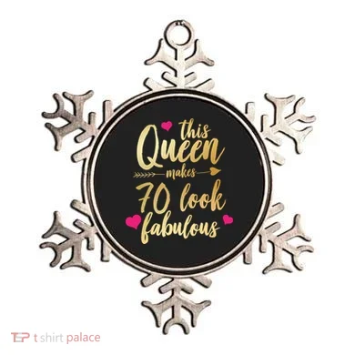 This Queen Makes 70 Look Fabulous  Ornament