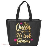This Queen Makes 70 Look Fabulous  Tote Bag thumb 0