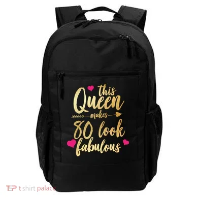 This Queen Makes 80 Look Fabulous Backpack