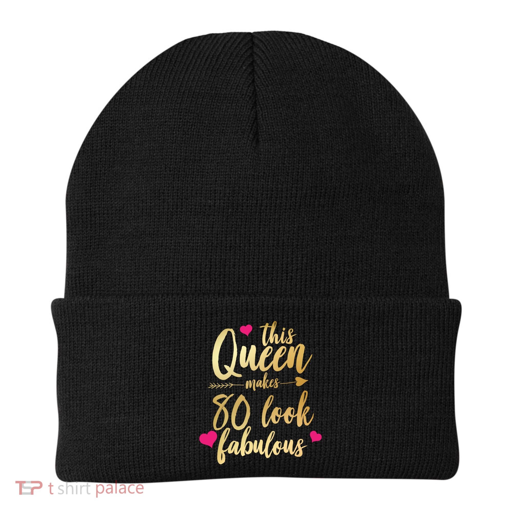 This Queen Makes 80 Look Fabulous Beanie