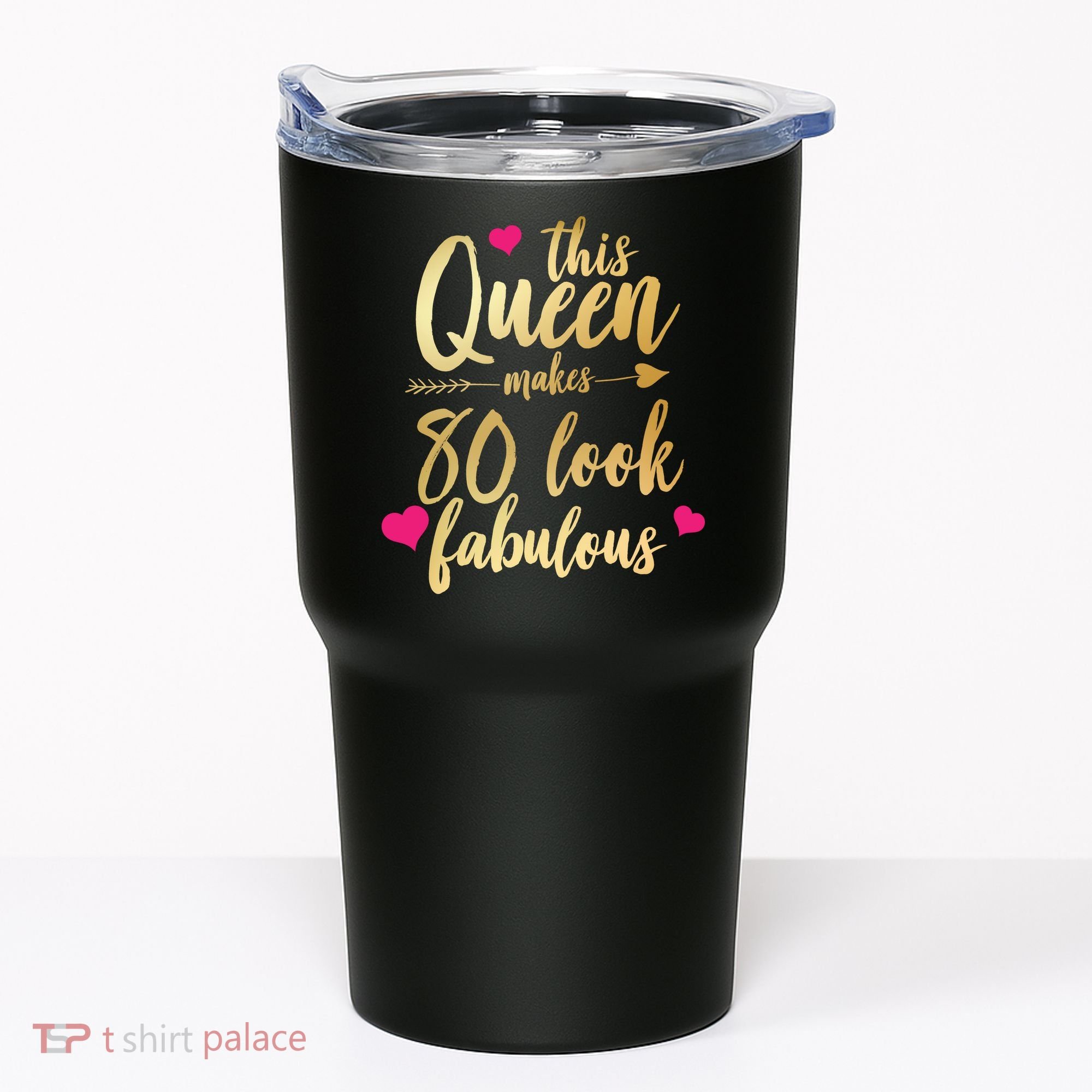This Queen Makes 80 Look Fabulous Tumbler