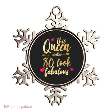 This Queen Makes 80 Look Fabulous Ornament
