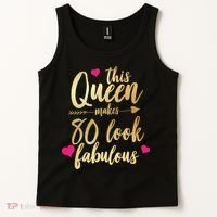 This Queen Makes 80 Look Fabulous Tank Top thumb 2