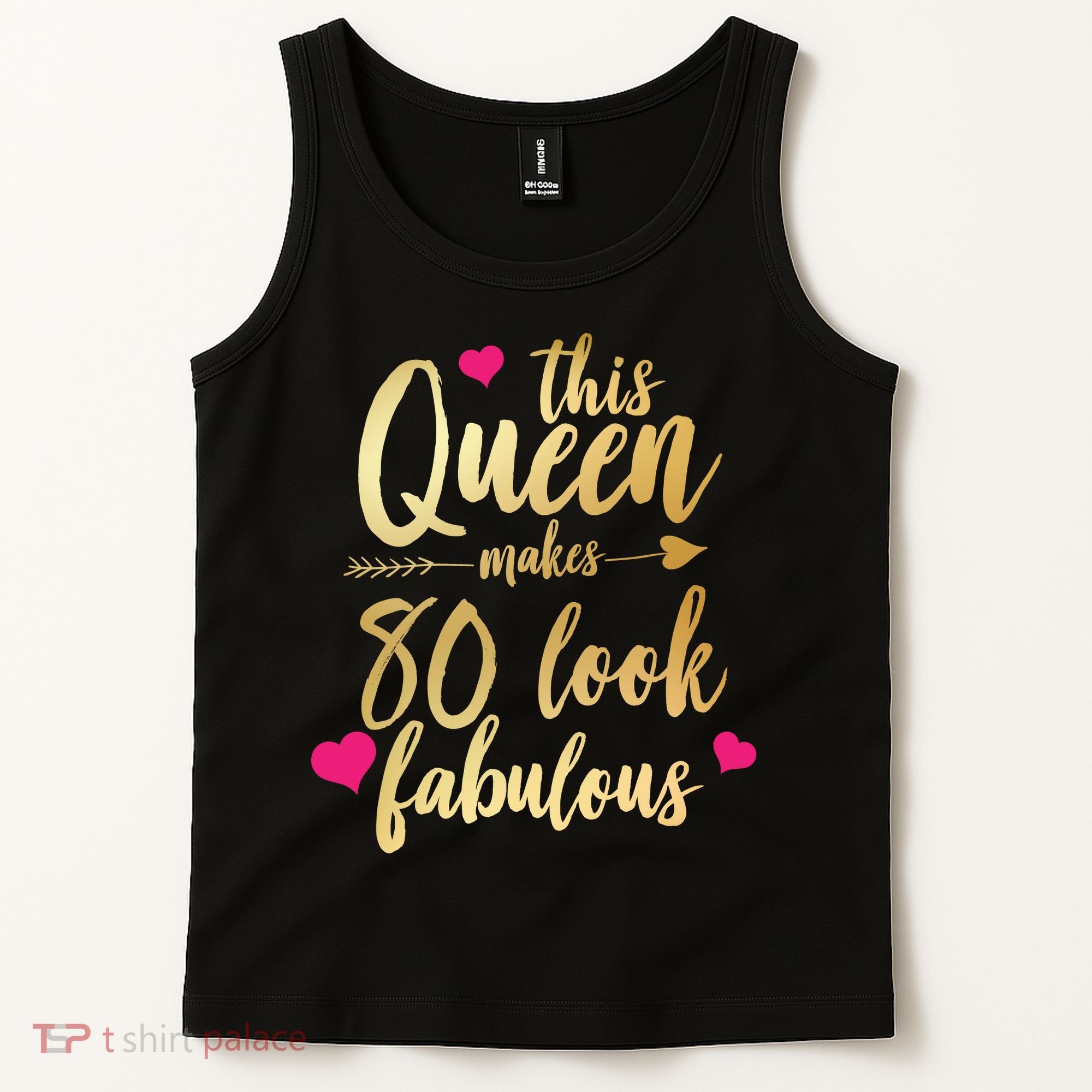 This Queen Makes 80 Look Fabulous Tank Top