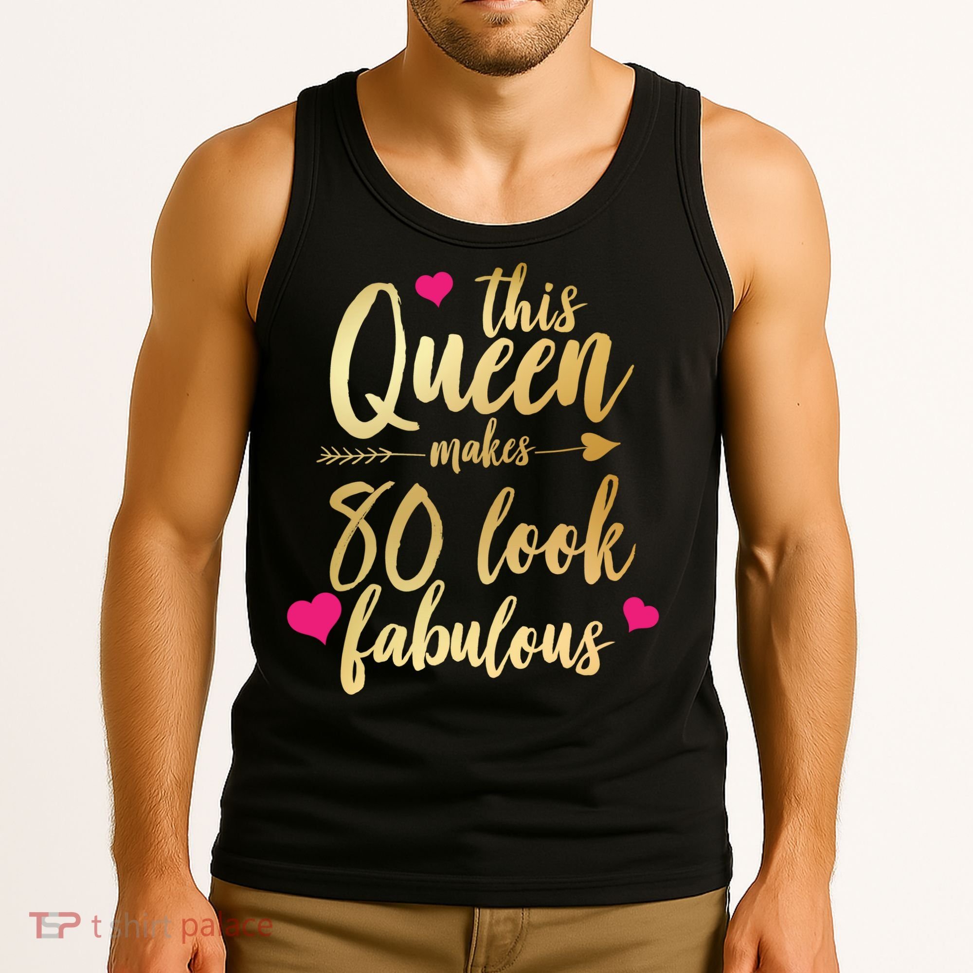 This Queen Makes 80 Look Fabulous Tank Top
