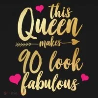 This Queen Makes 90 Look Fabulous  Hoodie thumb 2