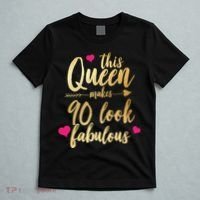 This Queen Makes 90 Look Fabulous  T-Shirt thumb 5