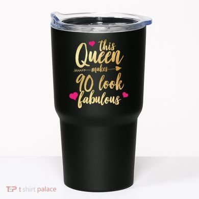 This Queen Makes 90 Look Fabulous  Tumbler