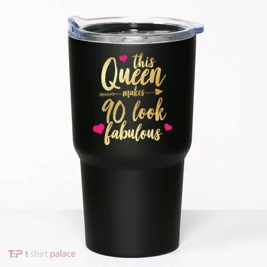 This Queen Makes 90 Look Fabulous  Tumbler