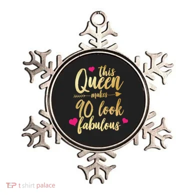 This Queen Makes 90 Look Fabulous  Ornament