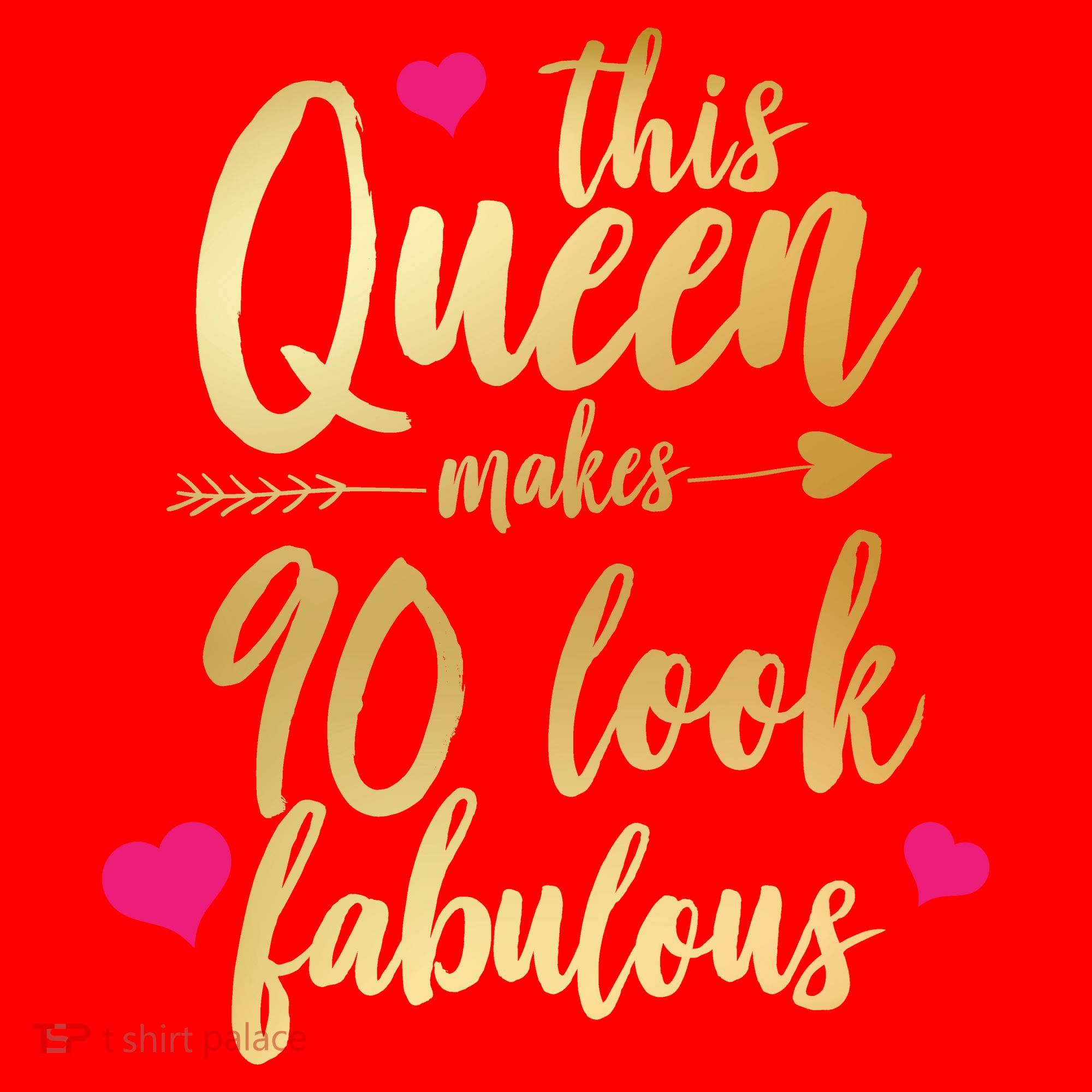 This Queen Makes 90 Look Fabulous  Santa Hat