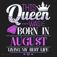 This Queen Was Born In August Living My Best Life Hat thumb 2