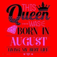 This Queen Was Born In August Living My Best Life Santa Hat thumb 1