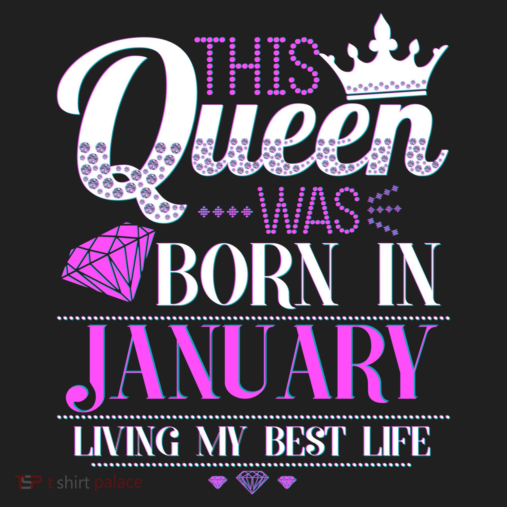 This Queen Was Born In January Living My Best Life Hat