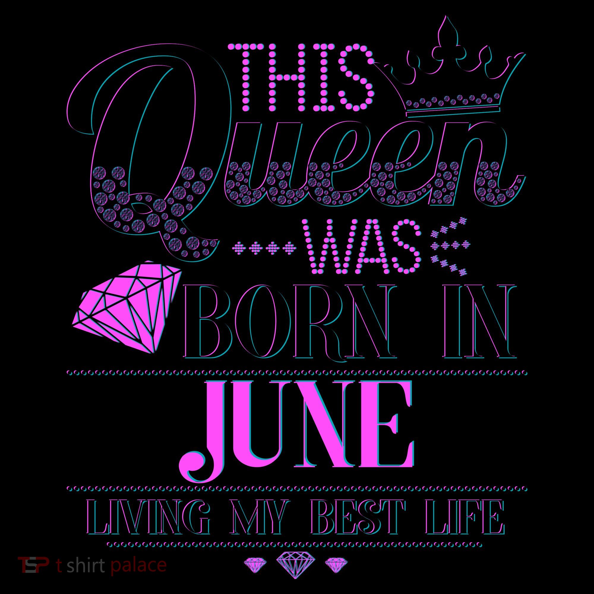 This Queen Was Born In June Living My Best Life Coffee Mug