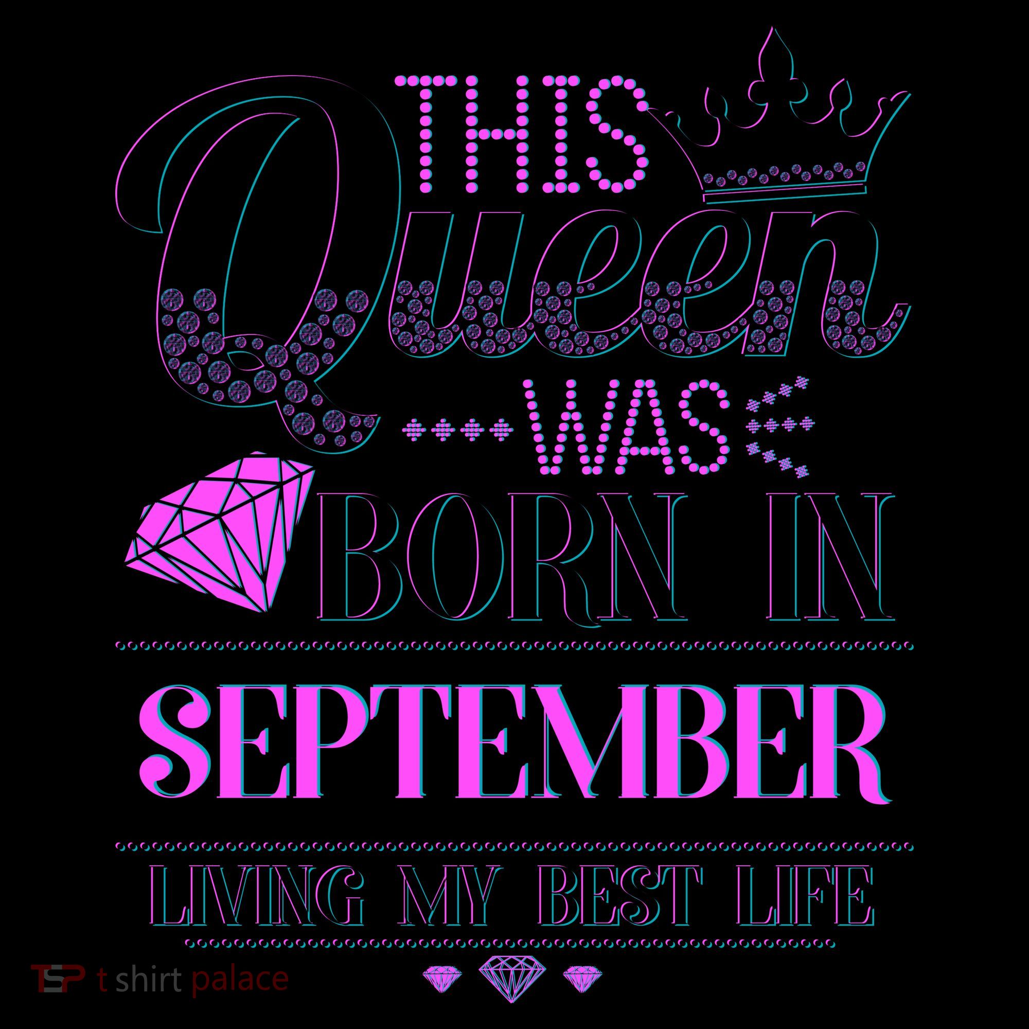 This Queen Was Born In September Living My Best Life Coffee Mug