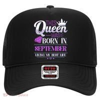 This Queen Was Born In September Living My Best Life Hat thumb 0