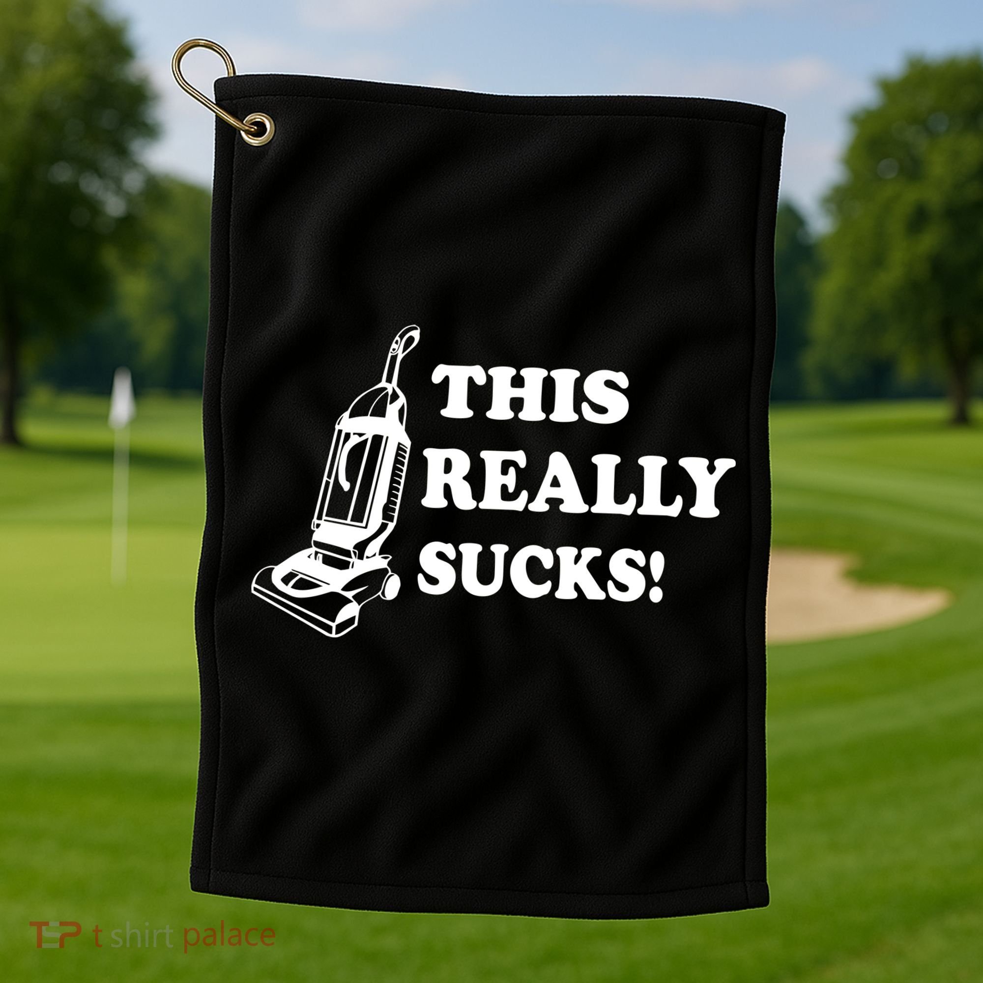 This Really Sucks Golf Towel