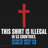 This Shirt Is Illegal In 53 Countries Restricted Nations 40 Hostile Areas 13 Apron thumb 3