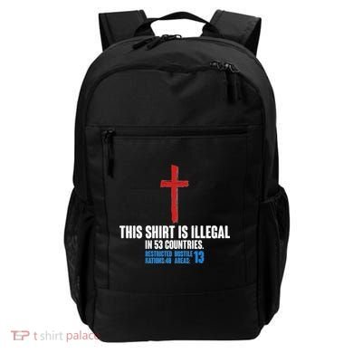 This Shirt Is Illegal In 53 Countries Restricted Nations 40 Hostile Areas 13 Backpack