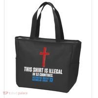 This Shirt Is Illegal In 53 Countries Restricted Nations 40 Hostile Areas 13 Tote Bag thumb 3