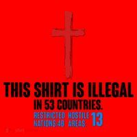 This Shirt Is Illegal In 53 Countries Restricted Nations 40 Hostile Areas 13 Santa Hat thumb 1