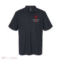 This Shirt is Illegal Restricted Hostile - Faith In Jesus Christ Cross Polo thumb 0
