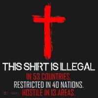 This Shirt is Illegal Restricted Hostile - Faith In Jesus Christ Cross Women's Tank Top thumb 5