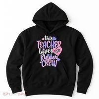 This Teacher Loves Her Kinder Crew Hoodie thumb 0