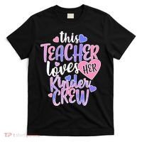 This Teacher Loves Her Kinder Crew T-Shirt thumb 0