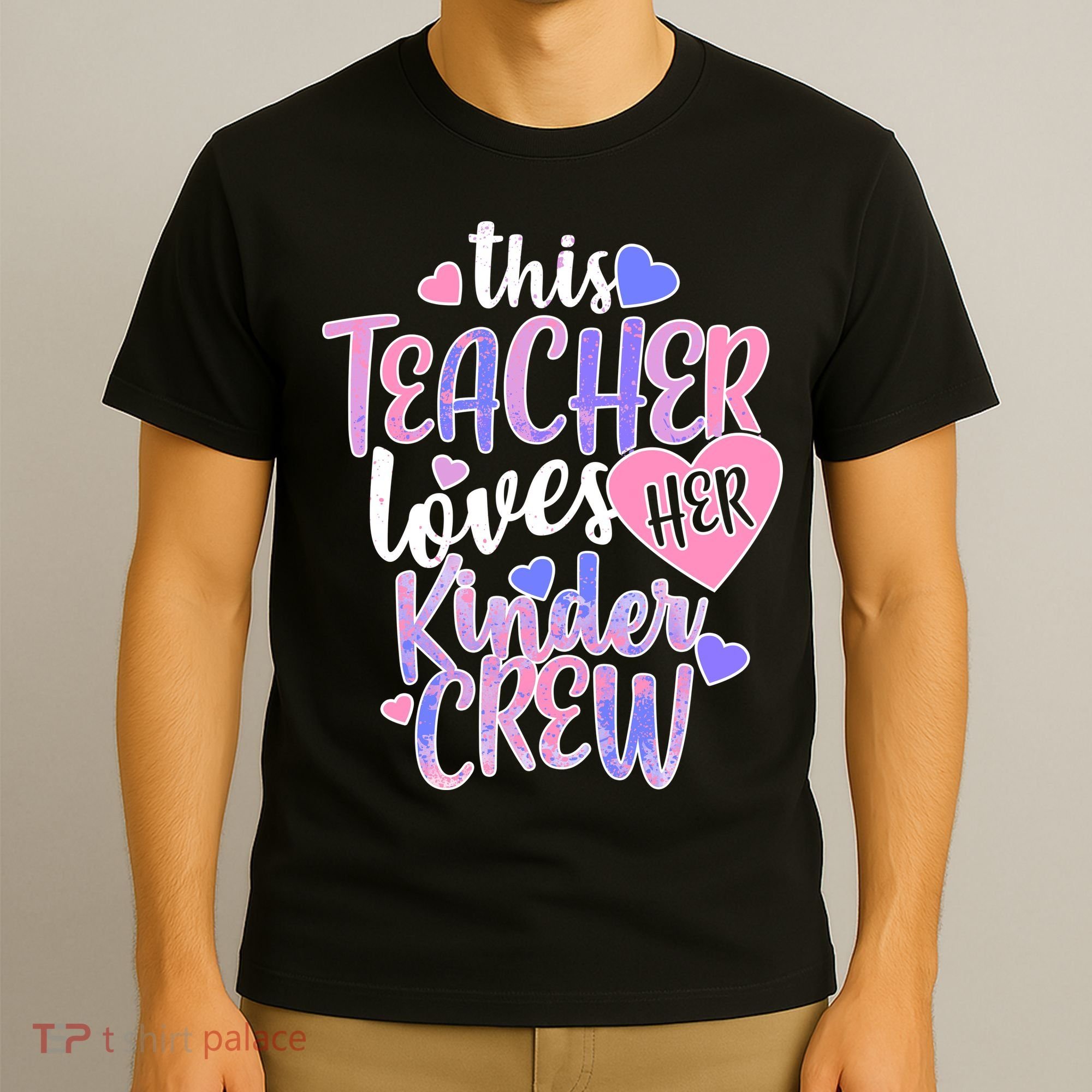This Teacher Loves Her Kinder Crew T-Shirt