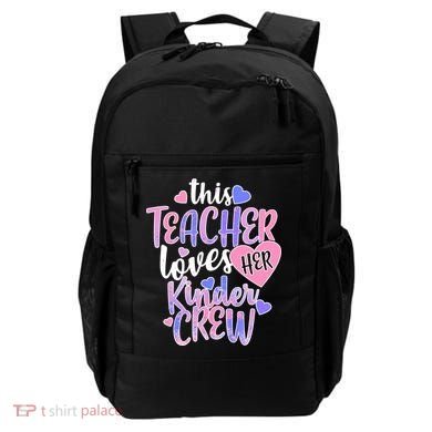 This Teacher Loves Her Kinder Crew Backpack