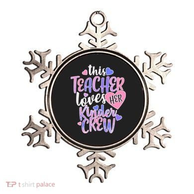 This Teacher Loves Her Kinder Crew Ornament