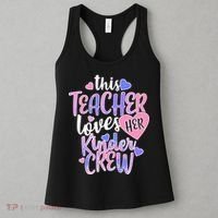 This Teacher Loves Her Kinder Crew Women's Tank Top thumb 3