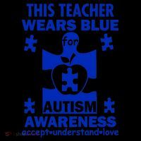 This Teacher Wears Blue Autism Awareness Coffee Mug thumb 5