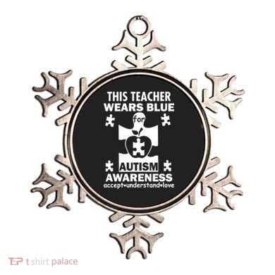 This Teacher Wears Blue Autism Awareness Ornament