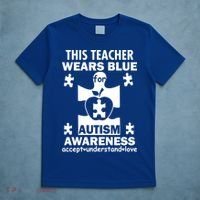 This Teacher Wears Blue Autism Awareness T-Shirt thumb 5