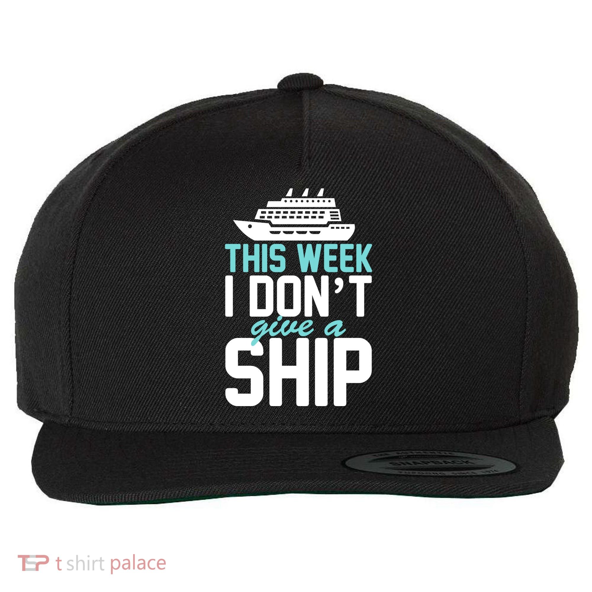 This Week I Don't Give A Ship Wool Snapback Cap