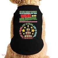 This Wine is So Delightful Let it Flow Let it Flow Let it Flow Doggie Tank thumb 0
