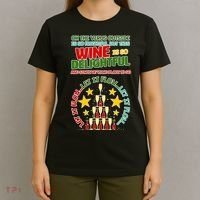 This Wine is So Delightful Let it Flow Let it Flow Let it Flow T-Shirt thumb 4