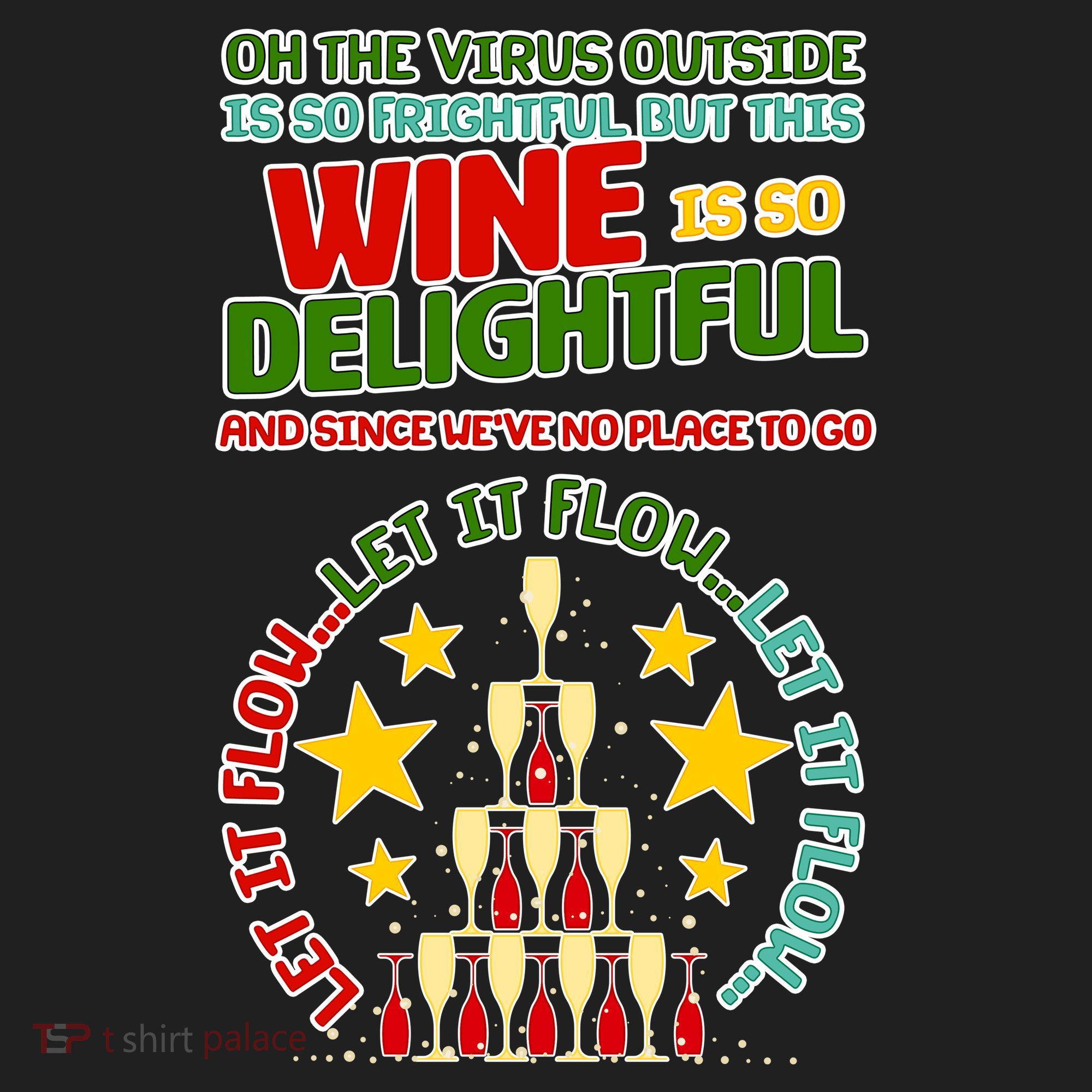 This Wine is So Delightful Let it Flow Let it Flow Let it Flow Beanie