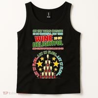 This Wine is So Delightful Let it Flow Let it Flow Let it Flow Tank Top thumb 2