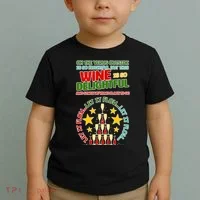 This Wine is So Delightful Let it Flow Let it Flow Let it Flow Toddler T-Shirt thumb 2
