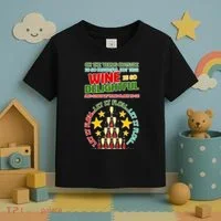 This Wine is So Delightful Let it Flow Let it Flow Let it Flow Toddler T-Shirt thumb 3