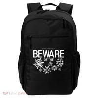This Winter: Beware Of The Snowflakes Backpack thumb 0