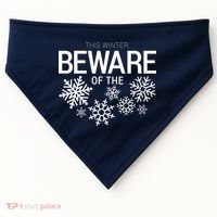 This Winter: Beware Of The Snowflakes USA-Made Doggie Bandana thumb 0