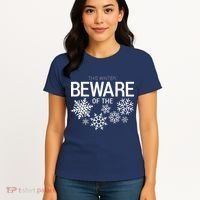 This Winter: Beware Of The Snowflakes Women's T-Shirt thumb 4